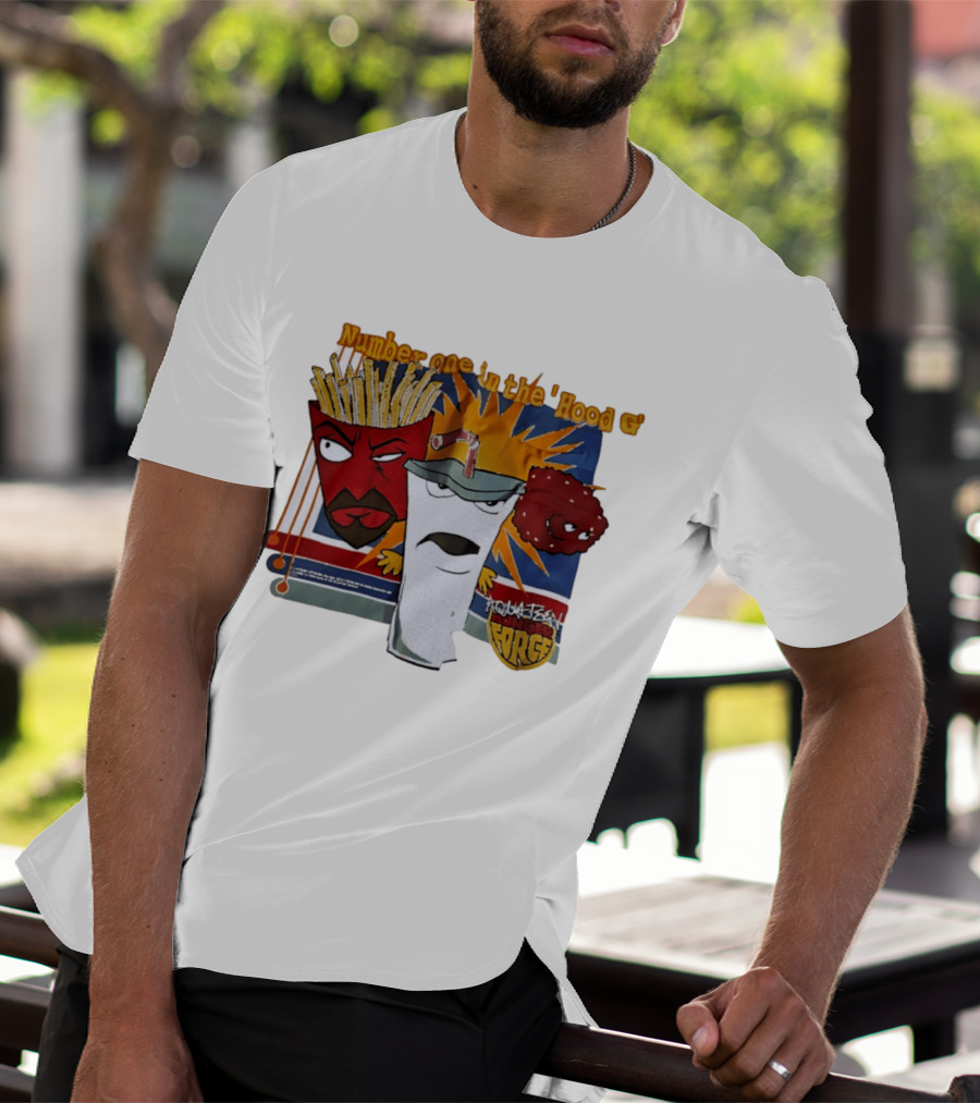 Number One In The 'Hood G Aqua Teen Hunger Force Frylock Master Shake Meatwad T-Shirt