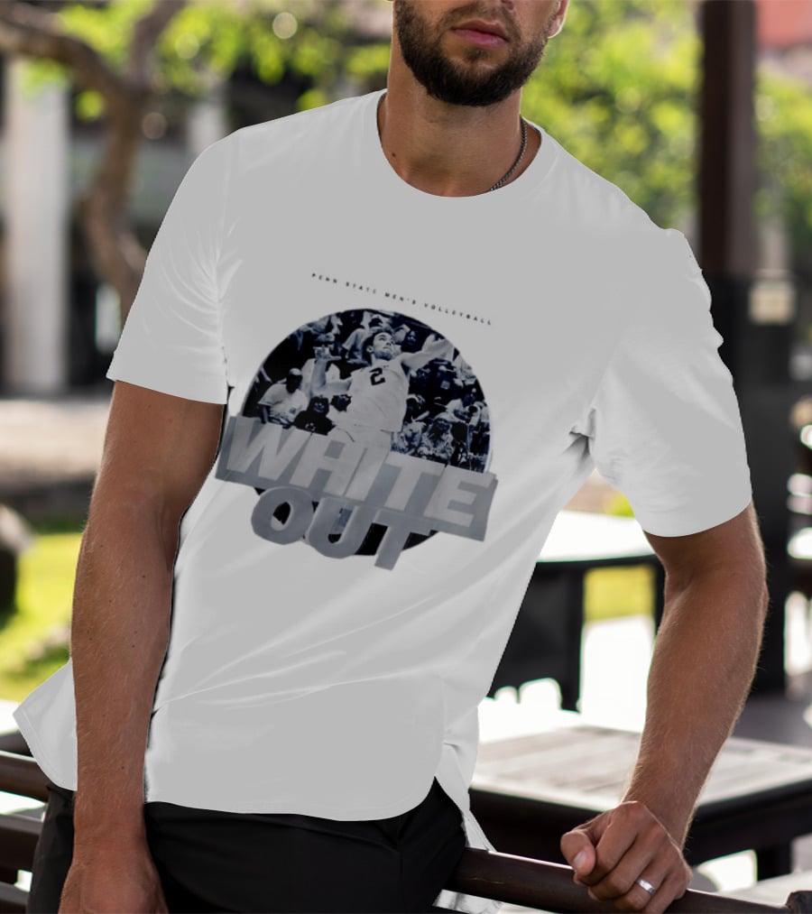 Penn State Nittany Lions Men's Volleyball White Out 2026 Player Action T-Shirt