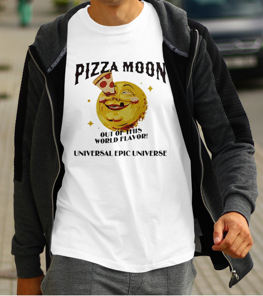 Pizza Moon Out Of This World Flavor Universal Epic Universe T-Shirt