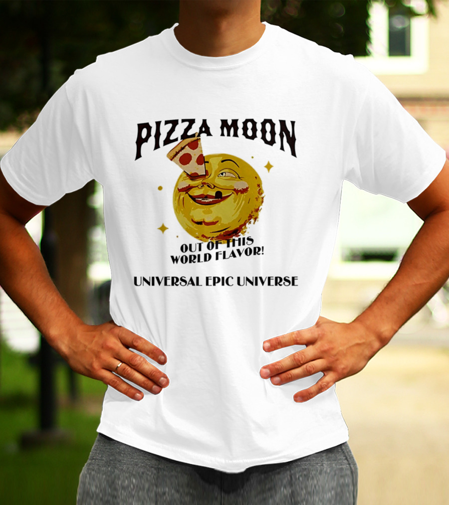 Pizza Moon Out Of This World Flavor Universal Epic Universe T-Shirt