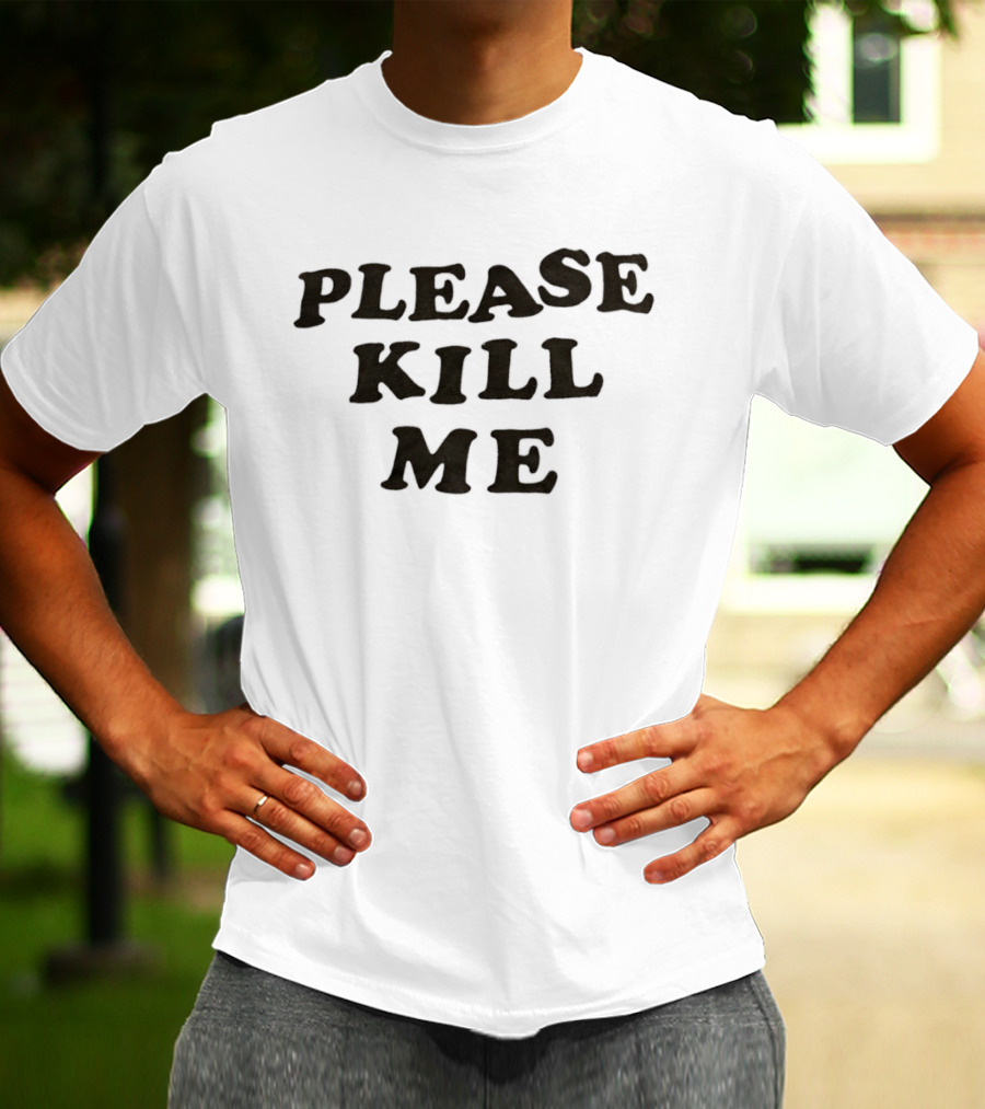 Please Kill Me Punk Rock History Book And Phrase T-Shirt
