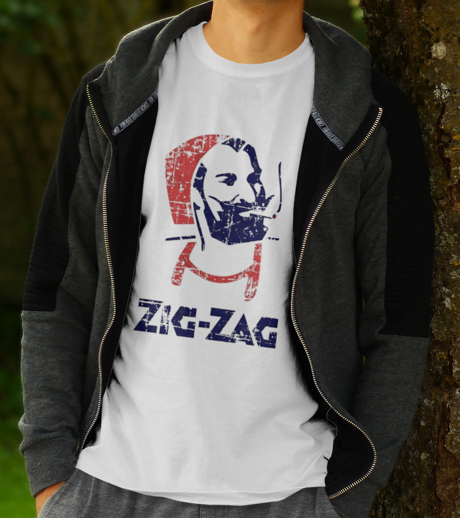 Zouave Soldier Zig Zag Smoking T-Shirt