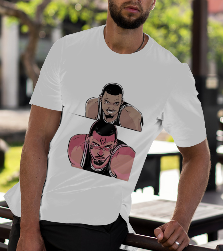 Victor Wembanyama Anime Style Transformation Wemby To Wemkuna T-Shirt