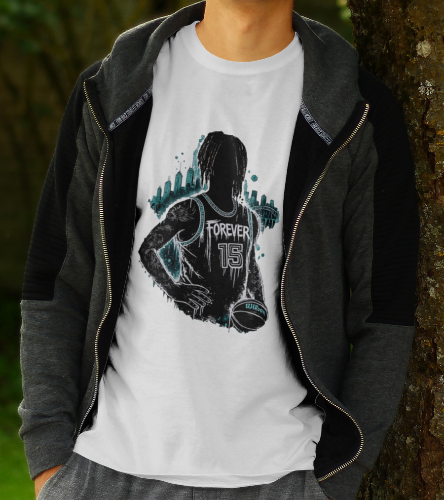 Brandon Clarke Forever 15 Memphis Grizzlies Basketball City Skyline Wilson T-Shirt