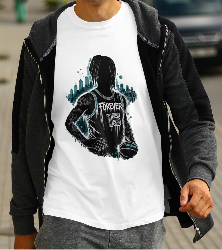 Brandon Clarke Forever 15 Memphis Grizzlies Basketball City Skyline Wilson T-Shirt