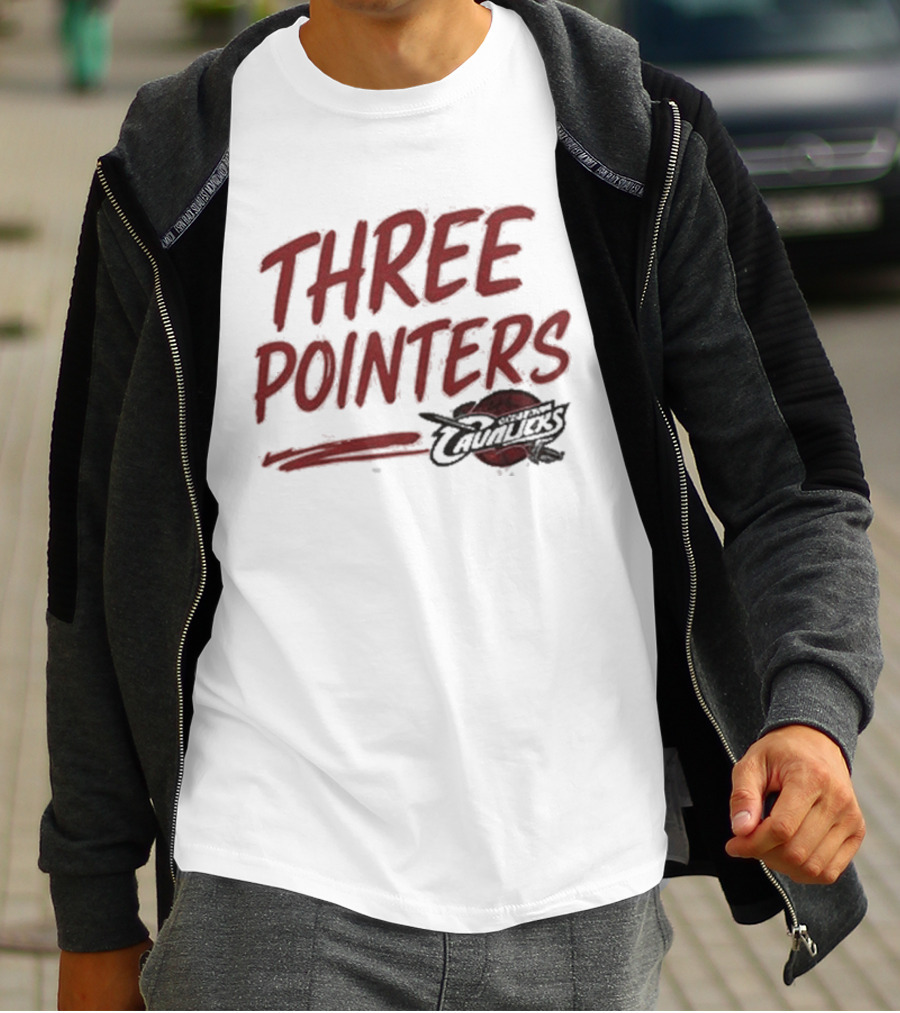 Three Pointers Cleveland Cavaliers Team T-Shirt