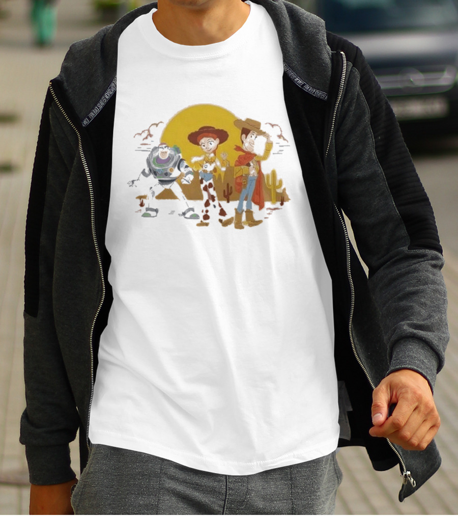 Arizona Diamondbacks X Toy Story Collaboration May 24 2026 Buzz Lightyear Woody Jessie Desert Scene T-Shirt