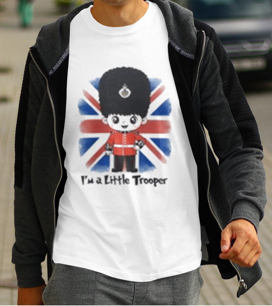England I'm A Little Trooper British Guard With Union Jack T-Shirt