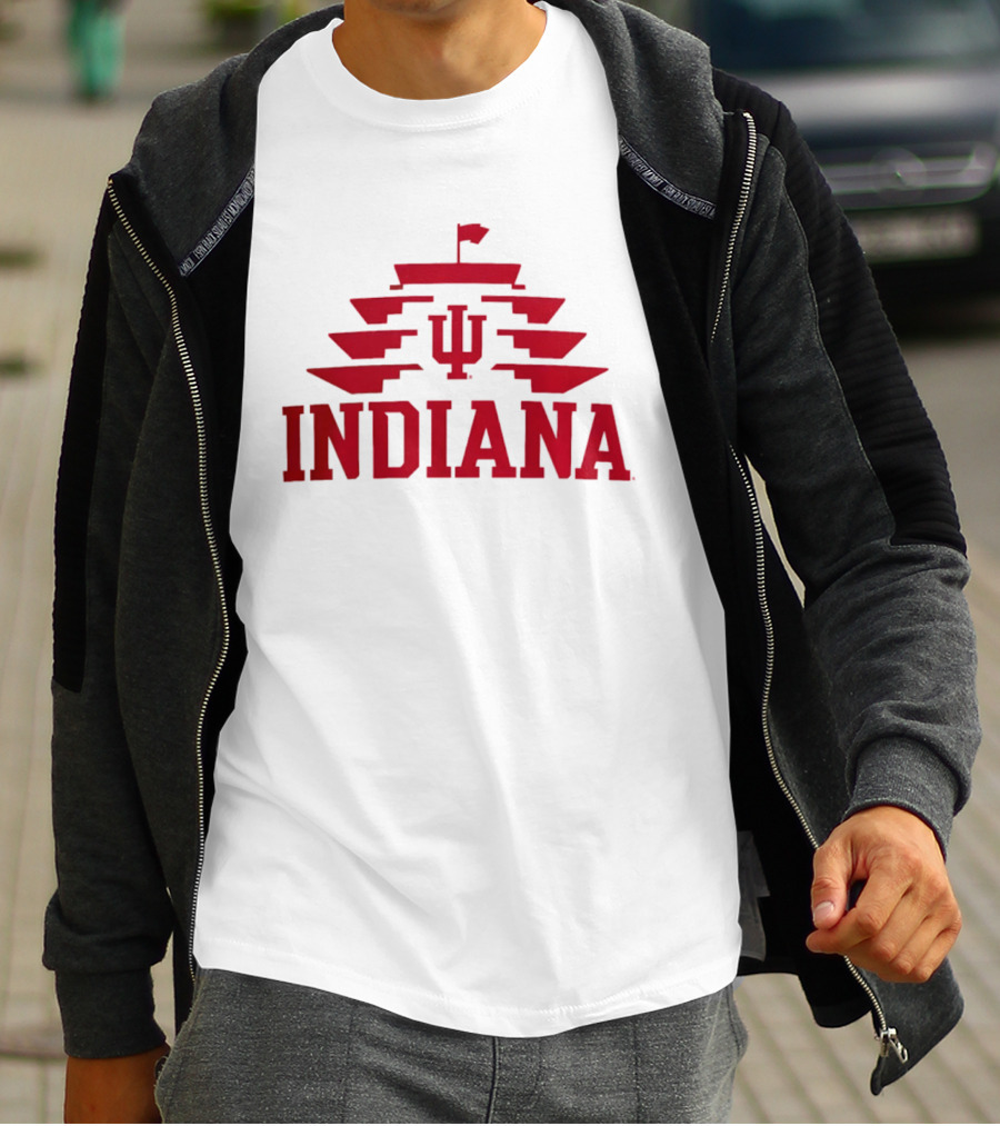 Indianapolis Motor Speedway Indiana Hoosiers IU Racing T-Shirt