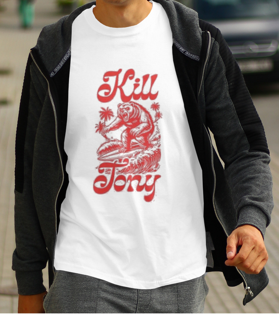 Kill Tony Surfing Bear T-Shirt