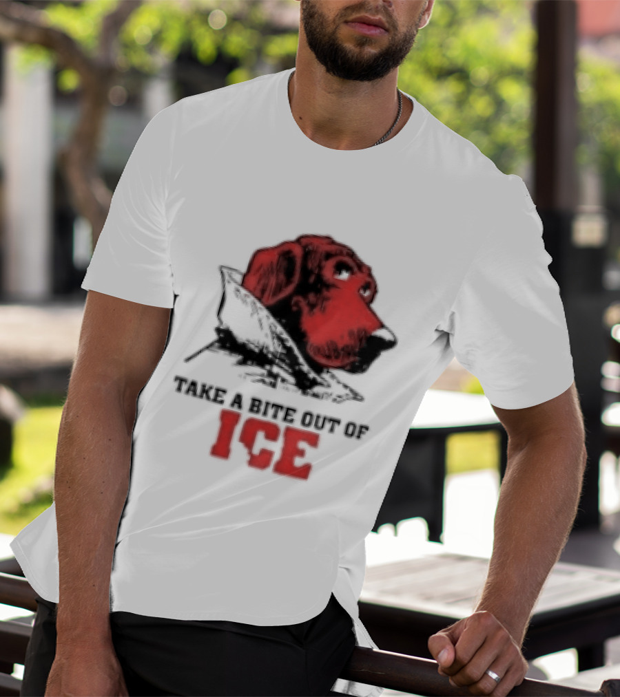McGruff The Crime Dog Take A Bite Out Of ICE Cops Aren't Your Friend T-Shirt