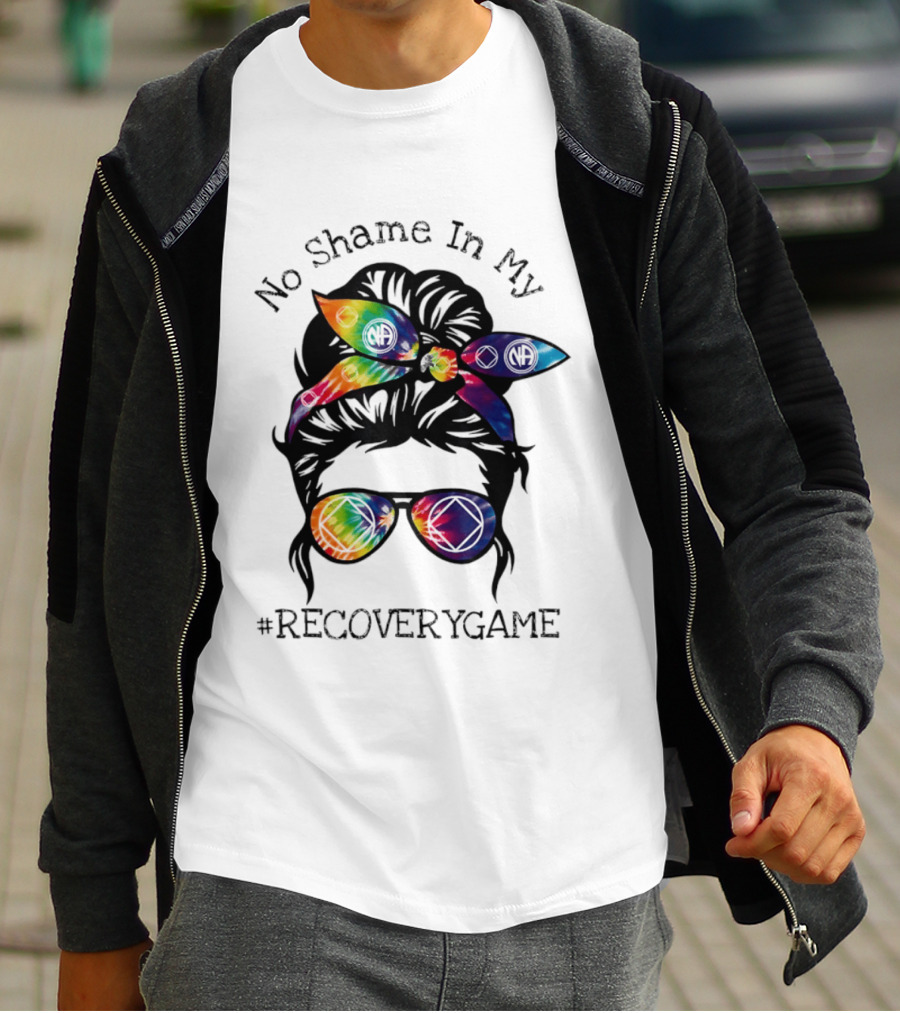 No Shame In My Recoverygame Narcotics Anonymous Alcoholics Anonymous T-Shirt