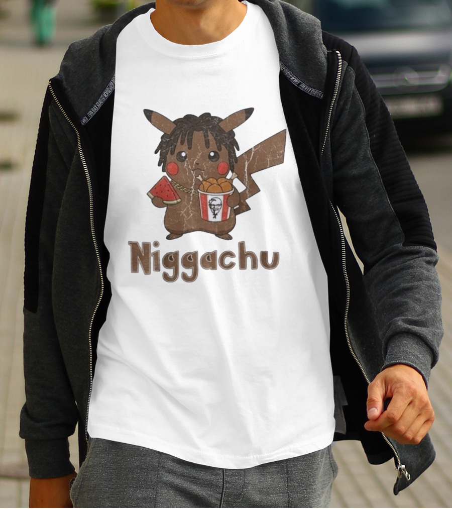 Pokemon PikaJew And Niggachu T-Shirt