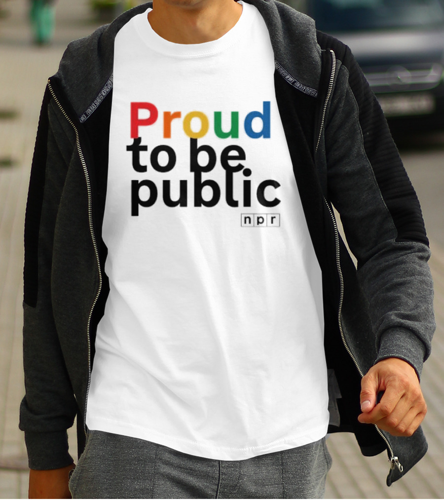 Proud To Be Public Colorful Pride T-Shirt
