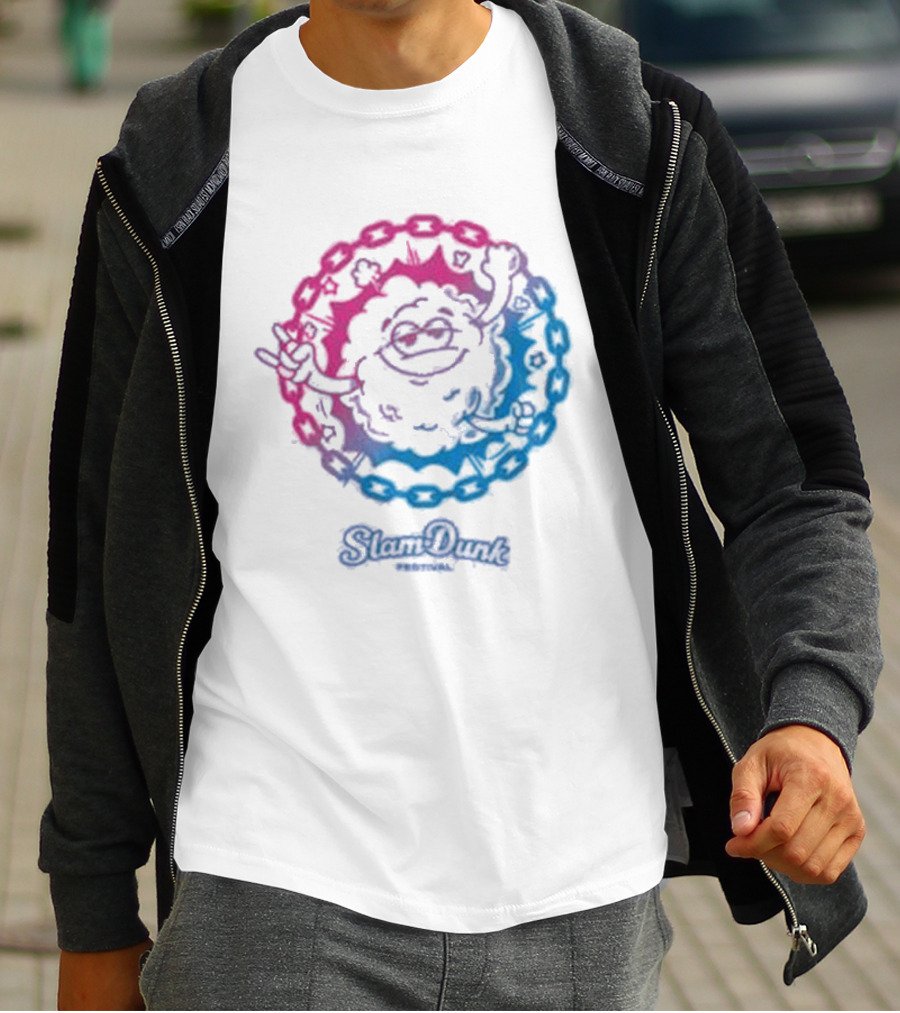 Slam Dunk World Moshy Dreamy Colorful Circle T-Shirt