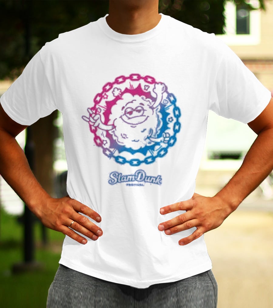 Slam Dunk World Moshy Dreamy Colorful Circle T-Shirt