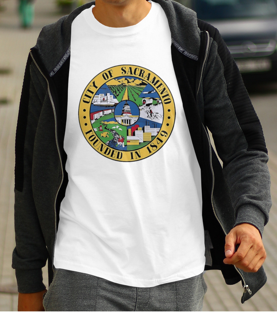 City Of Sacramento Founded In 1849 California T-Shirt