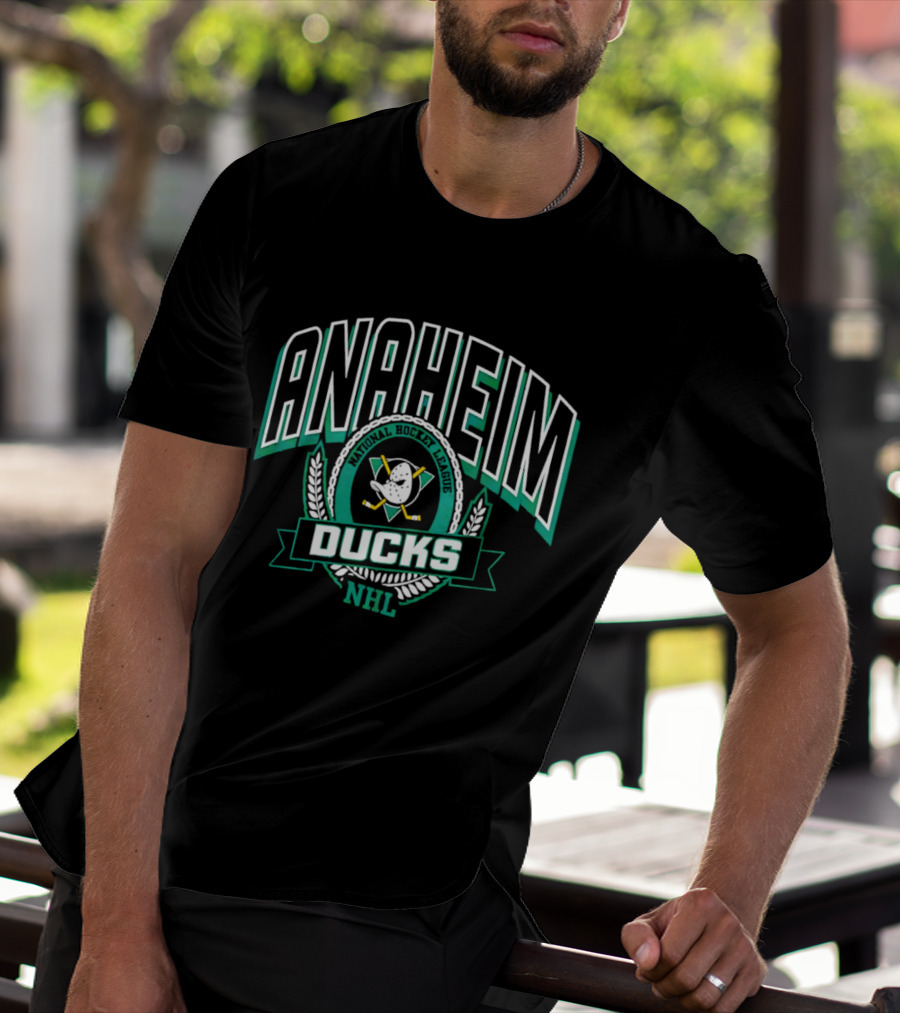 Anaheim Ducks National Hockey League Retro Emblem 2026 T-Shirt