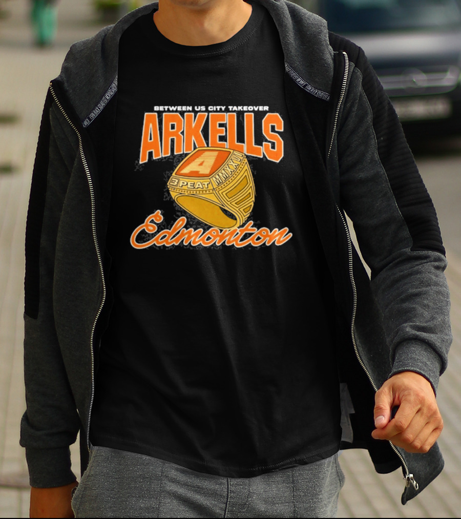 Arkells Between Us City Takeover 3 Peat Edmonton May 15 2026 T-Shirt
