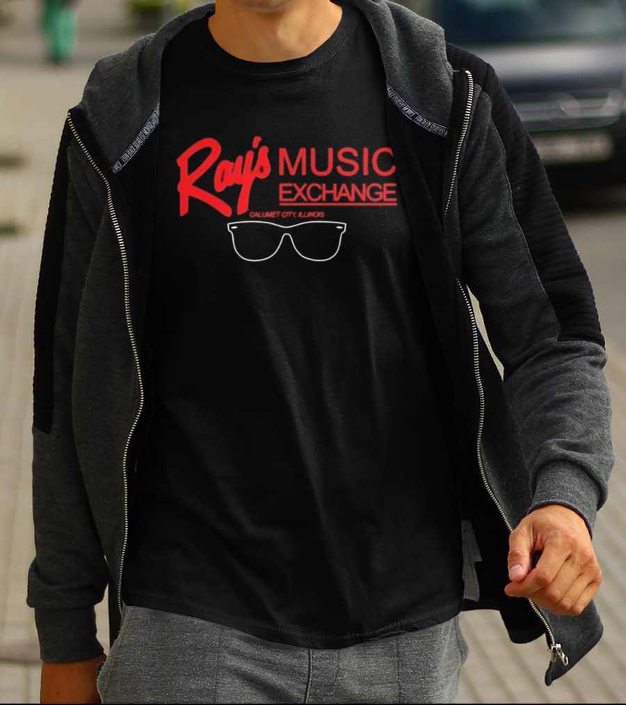 Ray's Music Exchange Sunglasses Styled By Soulful Sounds T-Shirt