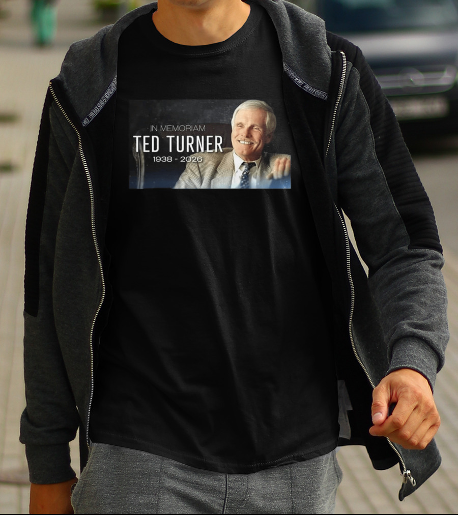 In Memoriam Ted Turner 1938 2026 T-Shirt