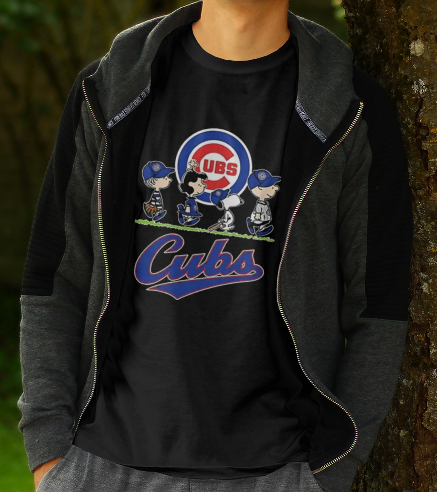Snoopy Charlie Brown Linus Lucy Chicago Cubs 2026 T-Shirt