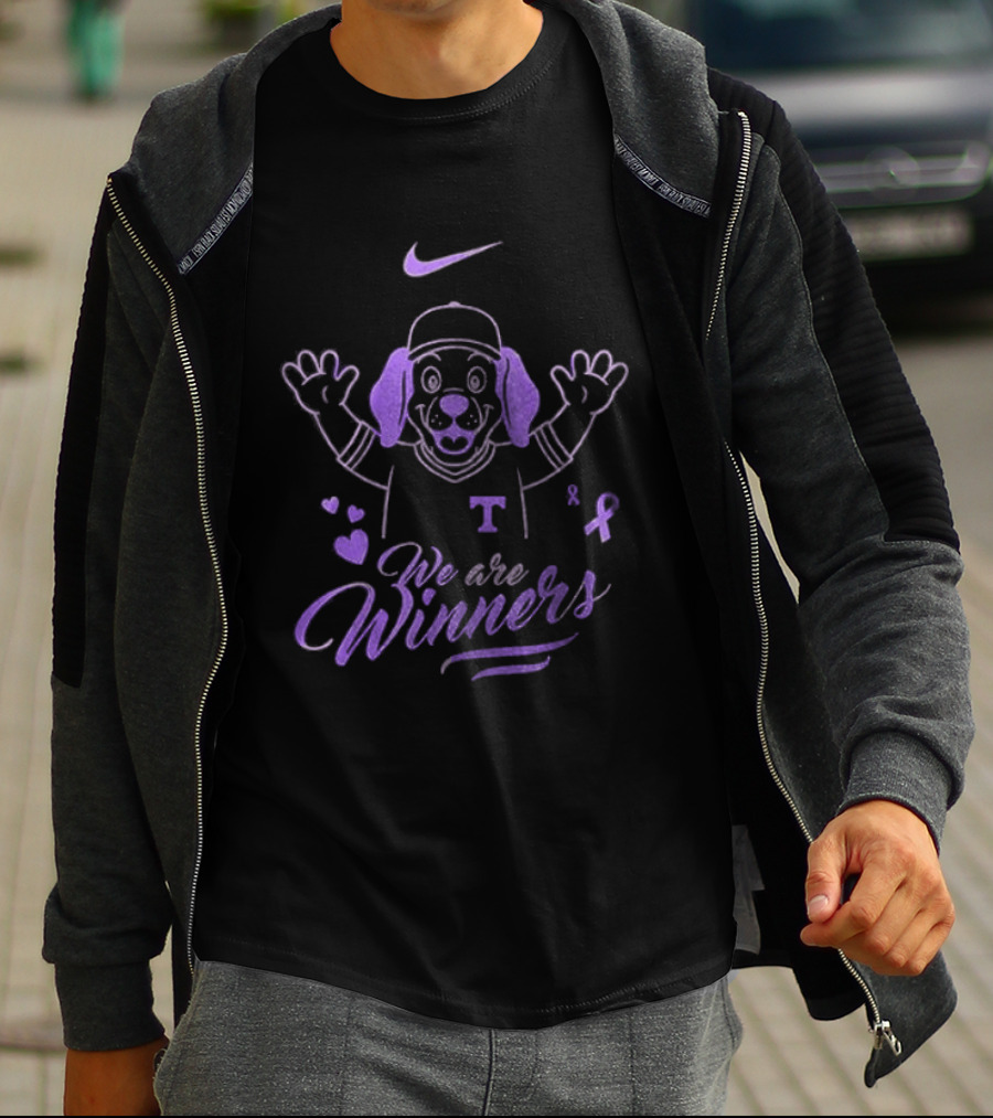 Tennessee Volunteers We Are Winners Cancer Survivors Nike Collaboration T-Shirt