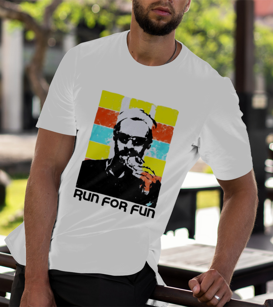 Together Tour Amsterdam Run For Fun 2026 Icon With Sunglasses Eating Pizza T-Shirt