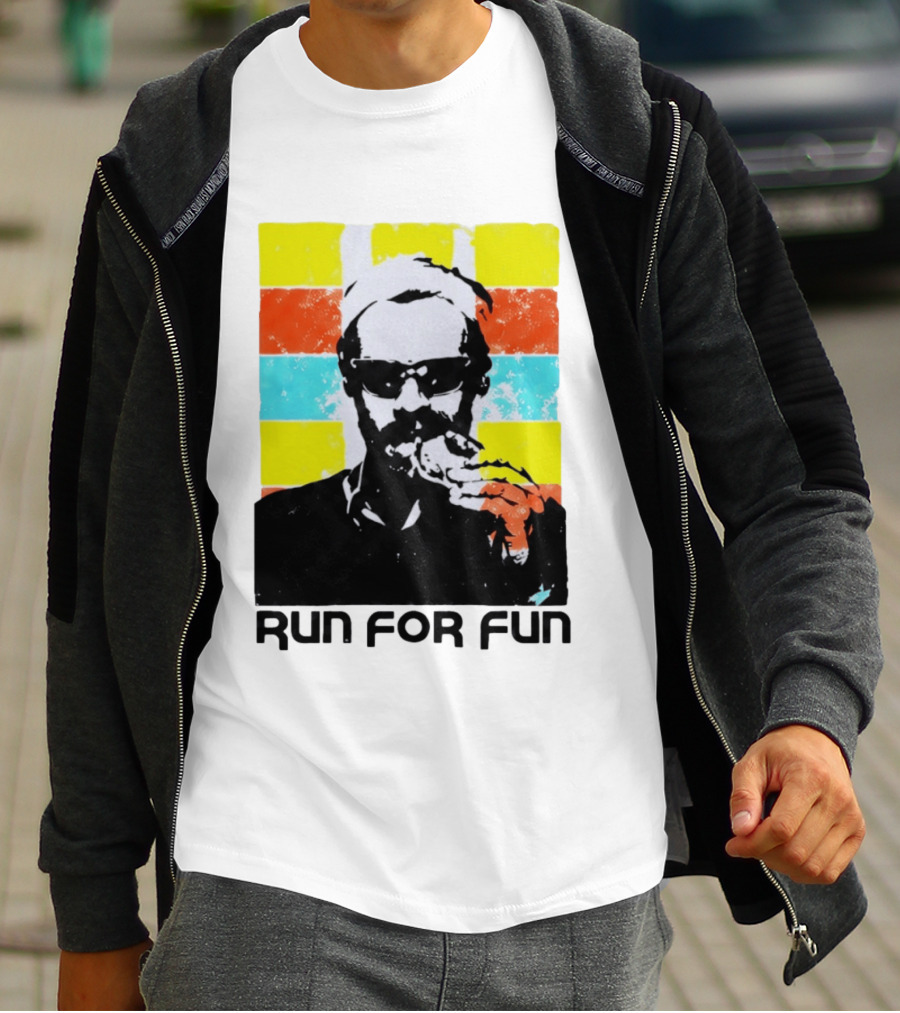 Together Tour Amsterdam Run For Fun 2026 Icon With Sunglasses Eating Pizza T-Shirt