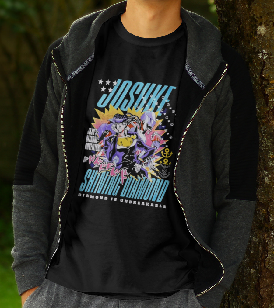 Josuke Shining Diamond JoJo's Bizarre Adventure Diamond Is Unbreakable T-Shirt