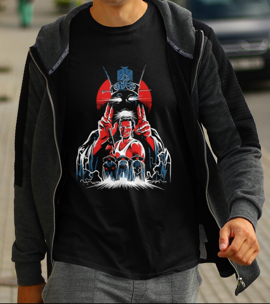 Big Trouble In Little China Jack Burton Action Pose T-Shirt