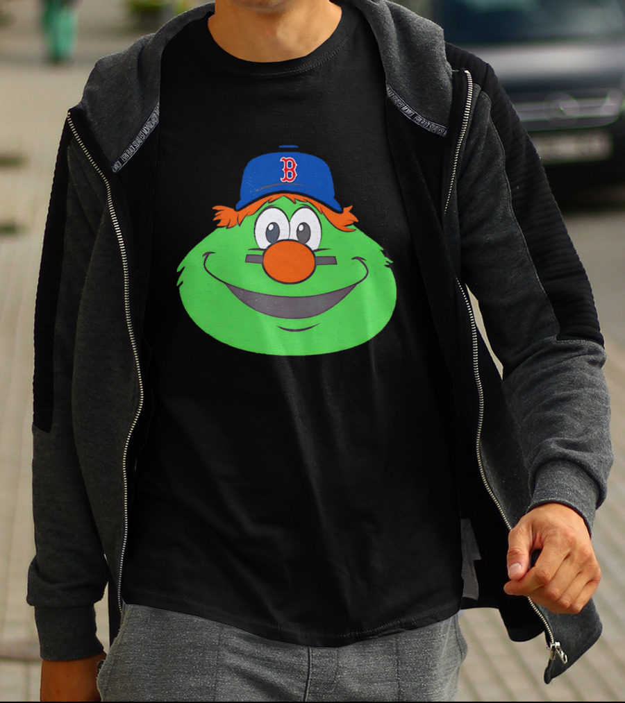 Boston Red Sox Wally The Green Monster Big Face 2026 T-Shirt