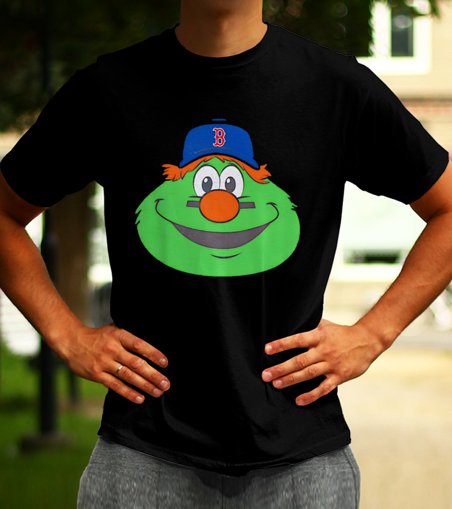 Boston Red Sox Wally The Green Monster Big Face 2026 T-Shirt