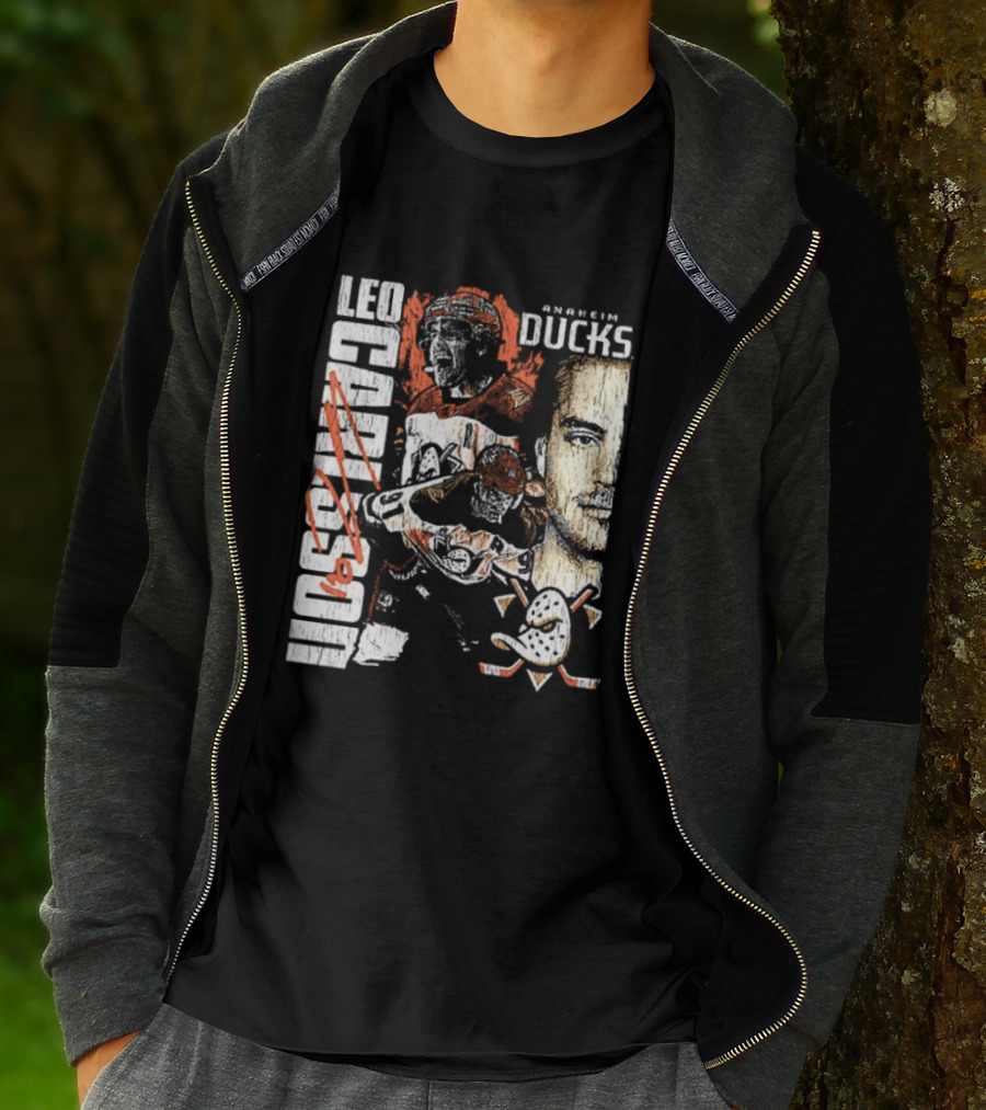 Leo Carlsson Anaheim Ducks Hockey 2026 T-Shirt