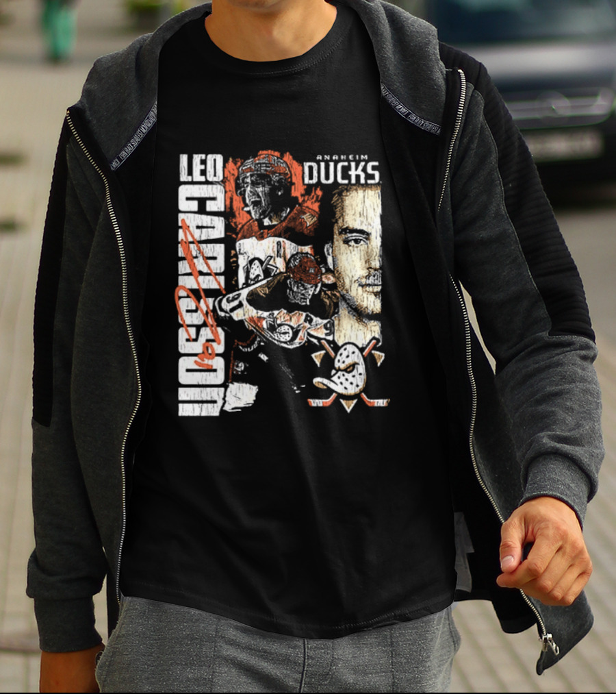 Leo Carlsson Anaheim Ducks Hockey 2026 T-Shirt