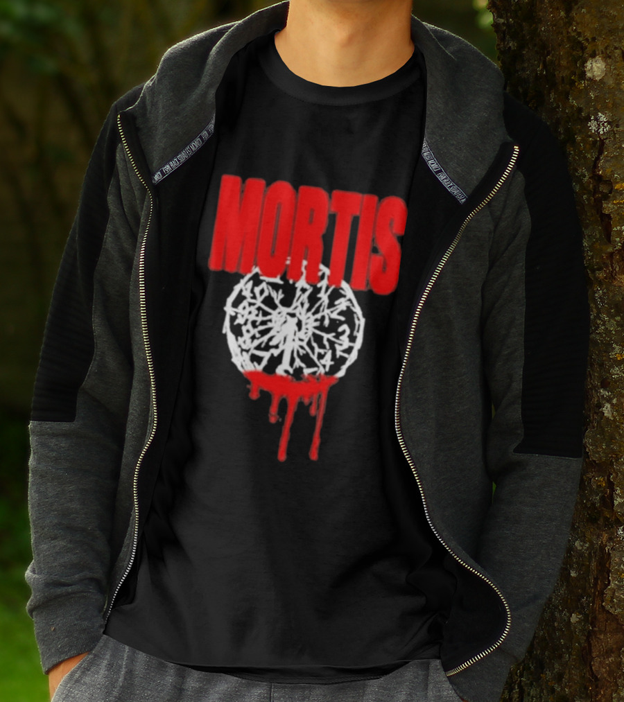 MORTIS Dripping Bloody Wheel T-Shirt