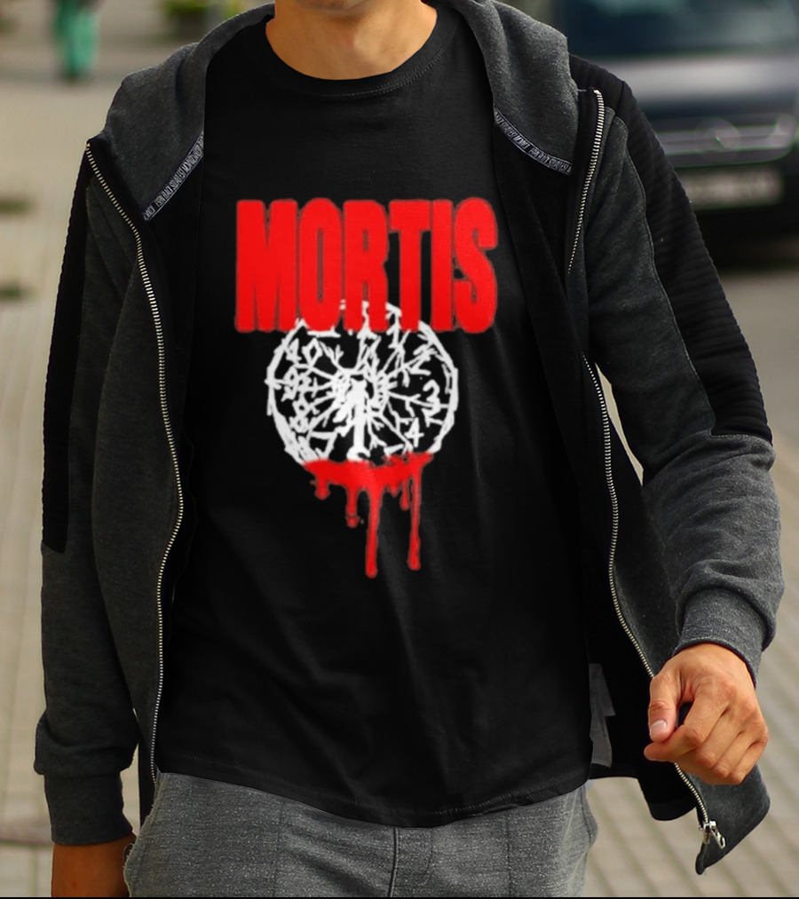 MORTIS Dripping Bloody Wheel T-Shirt