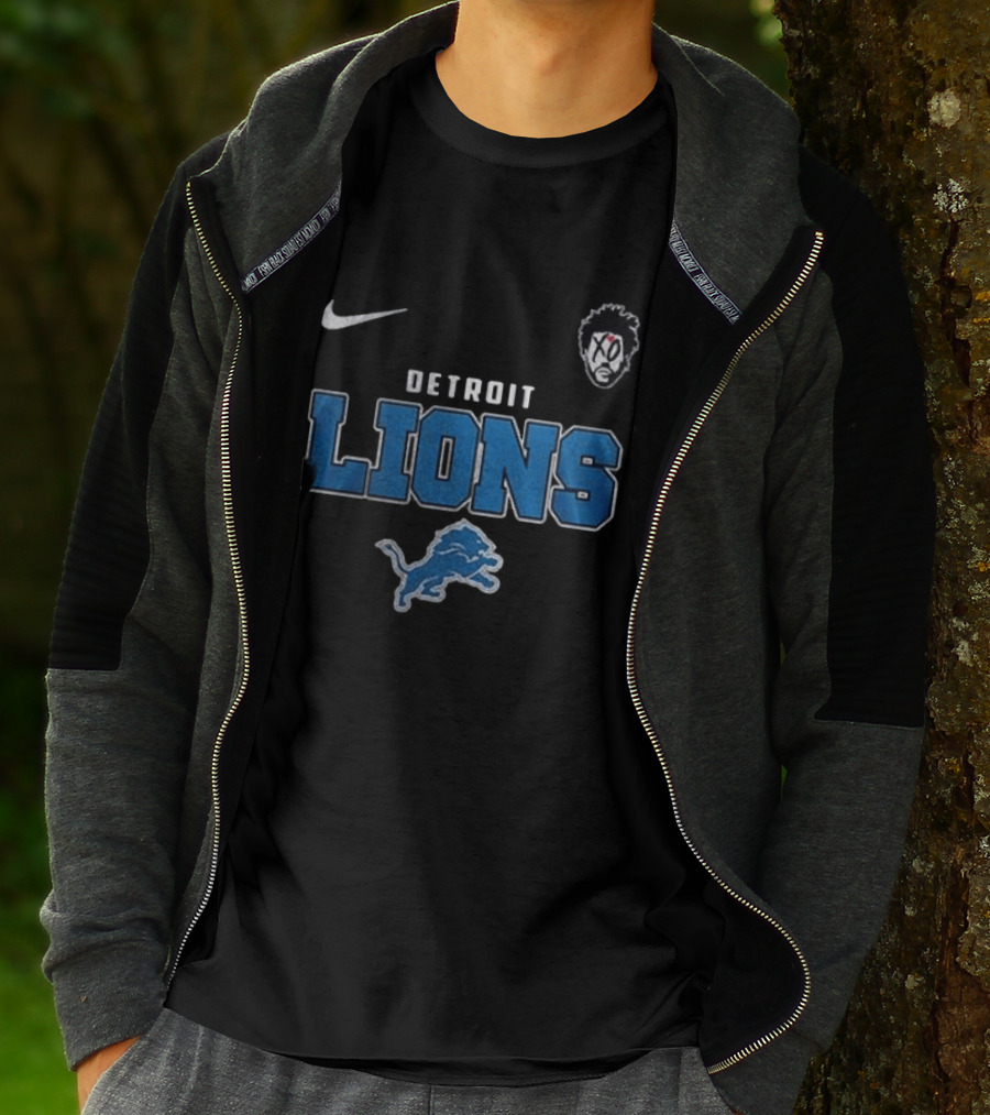 Detroit Lions The Weeknd XO Nike Collab T-Shirt