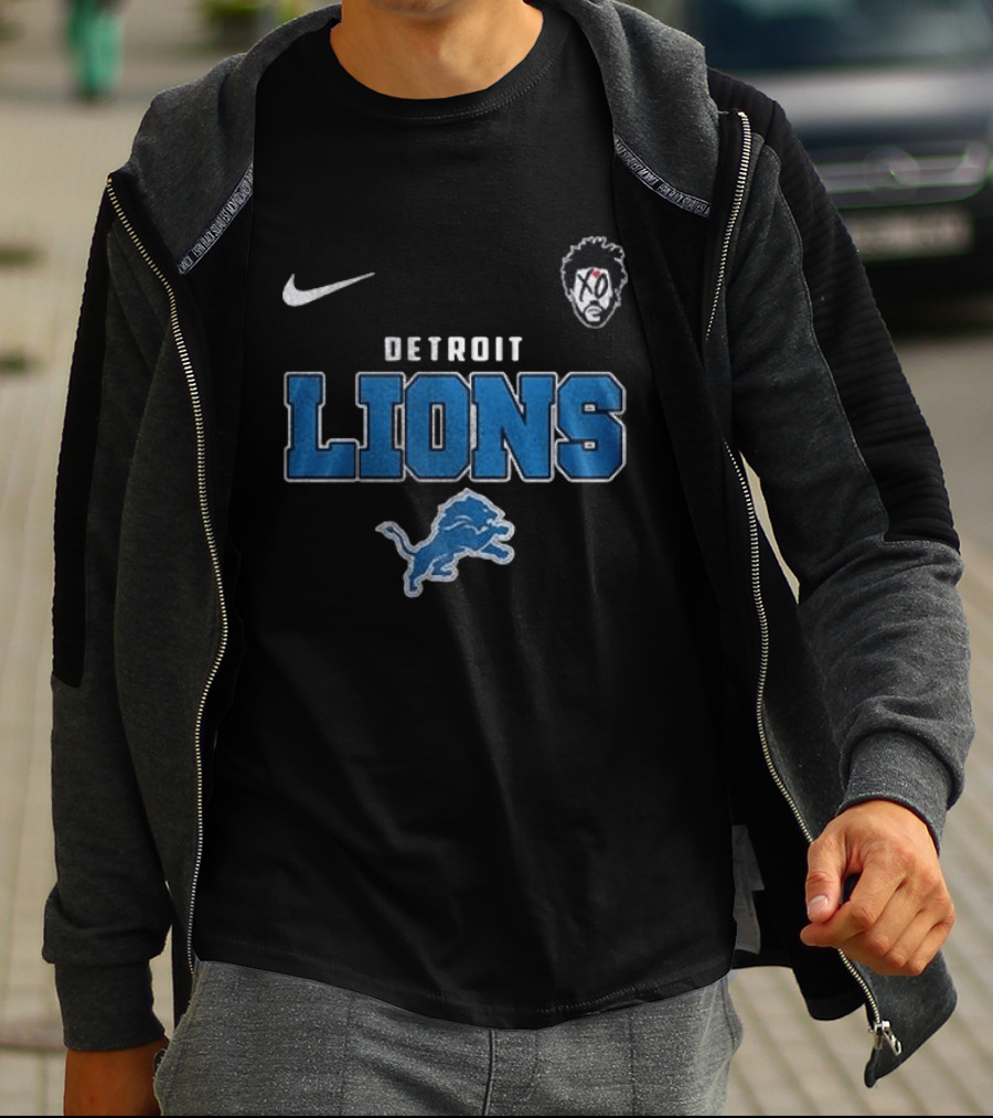 Detroit Lions The Weeknd XO Nike Collab T-Shirt