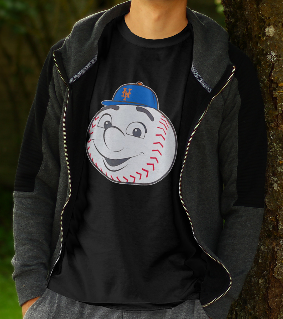 New York Mets Mr. Met Big Face Baseball 2026 T-Shirt