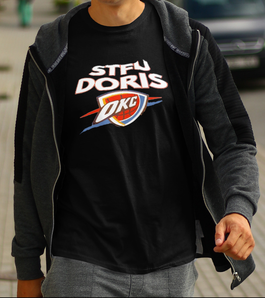 STFU Doris OKC Thunder Basketball T-Shirt