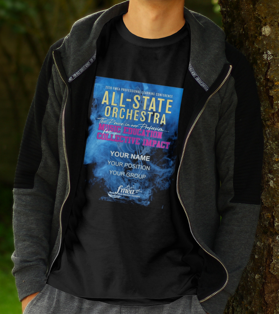 2026 FMEA Professional Learning Conference All State Orchestra Music Education For Collective Impact T-Shirt