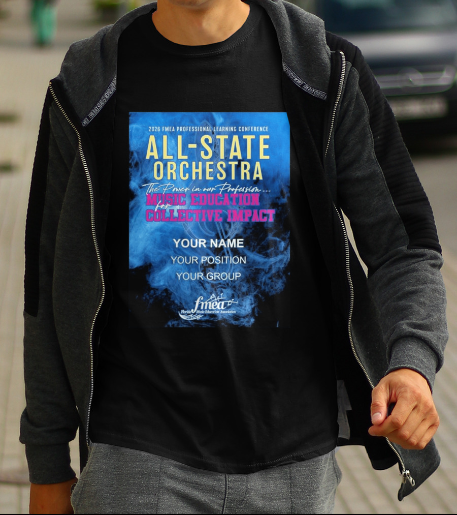 2026 FMEA Professional Learning Conference All State Orchestra Music Education For Collective Impact T-Shirt