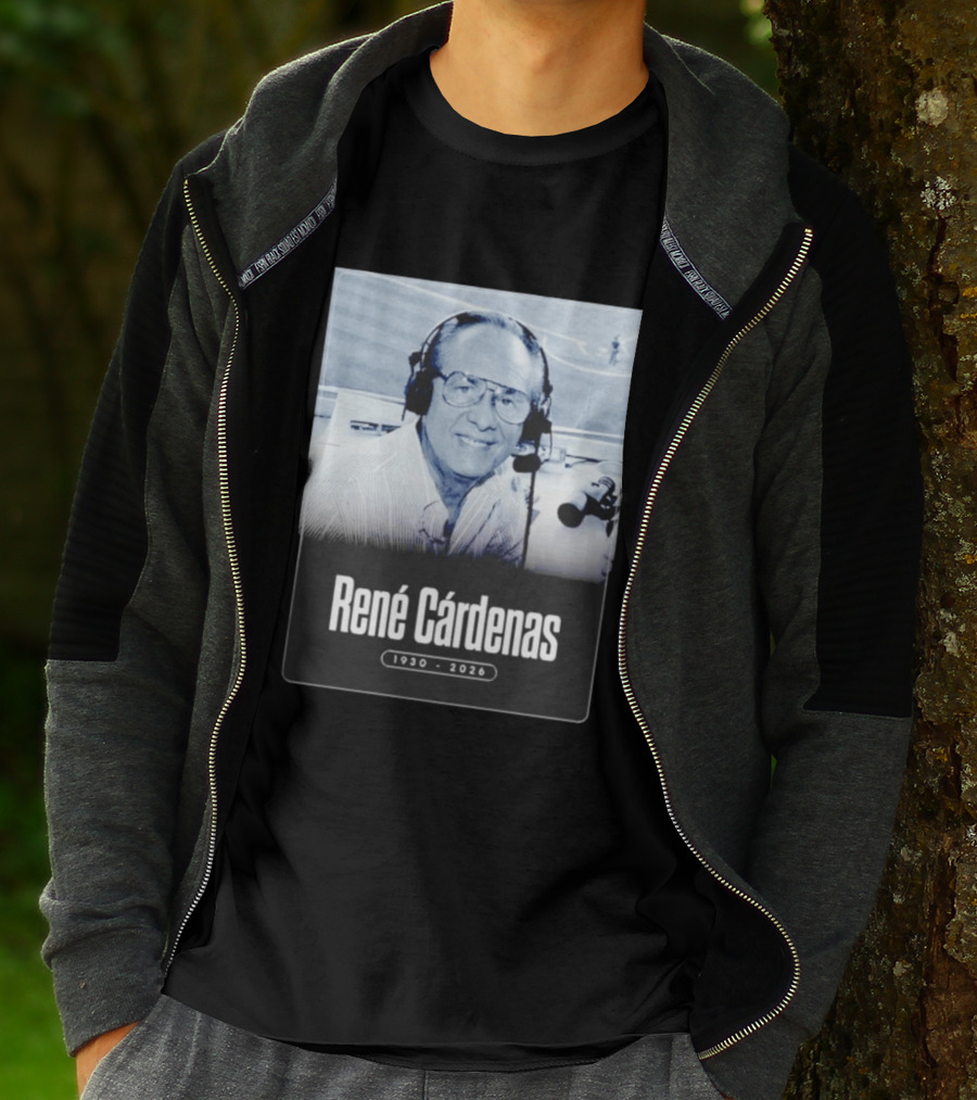 Rene Cardenas 1930 2026 Celebrating Legacy In Broadcasting T-Shirt