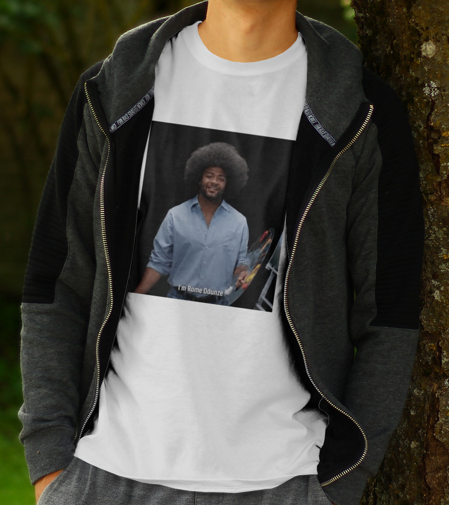 I'm Rome Odunze With Bob Ross Style Transformation T-Shirt