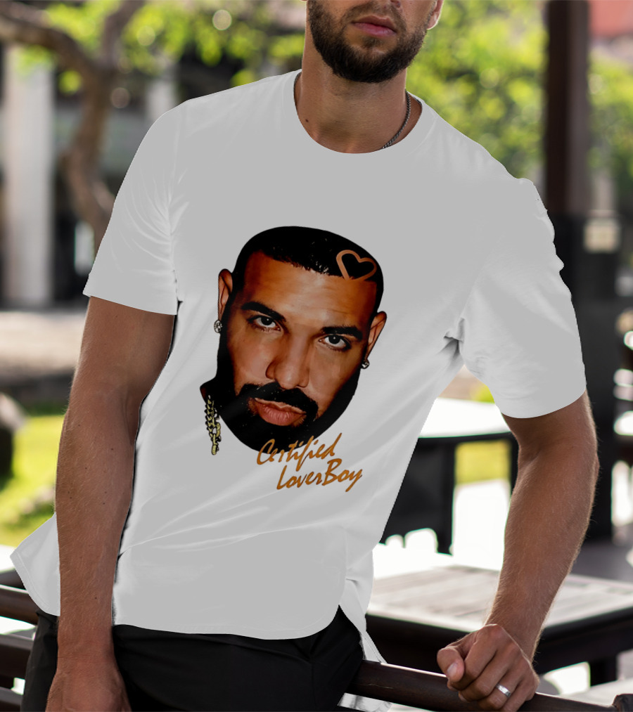 Drake Certified Lover Boy Heart Hair T-Shirt