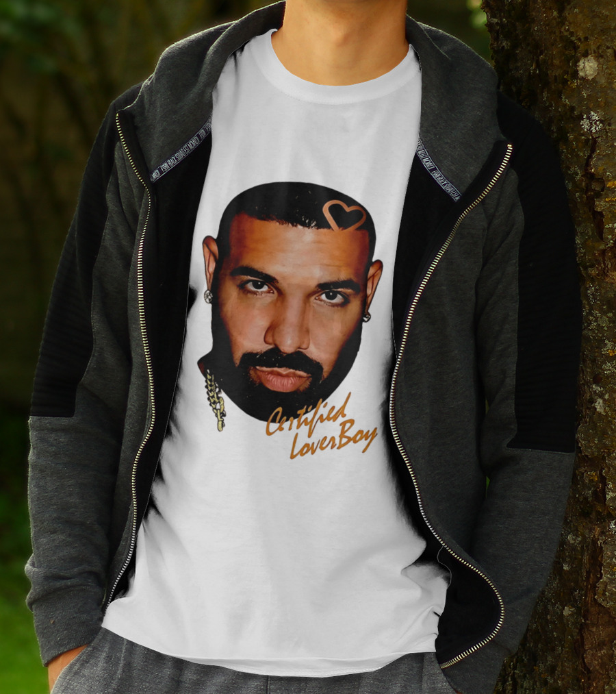 Drake Certified Lover Boy Heart Hair T-Shirt