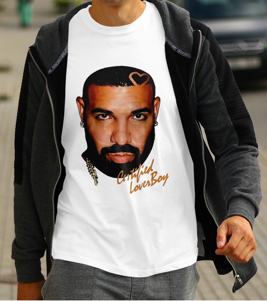 Drake Certified Lover Boy Heart Hair T-Shirt