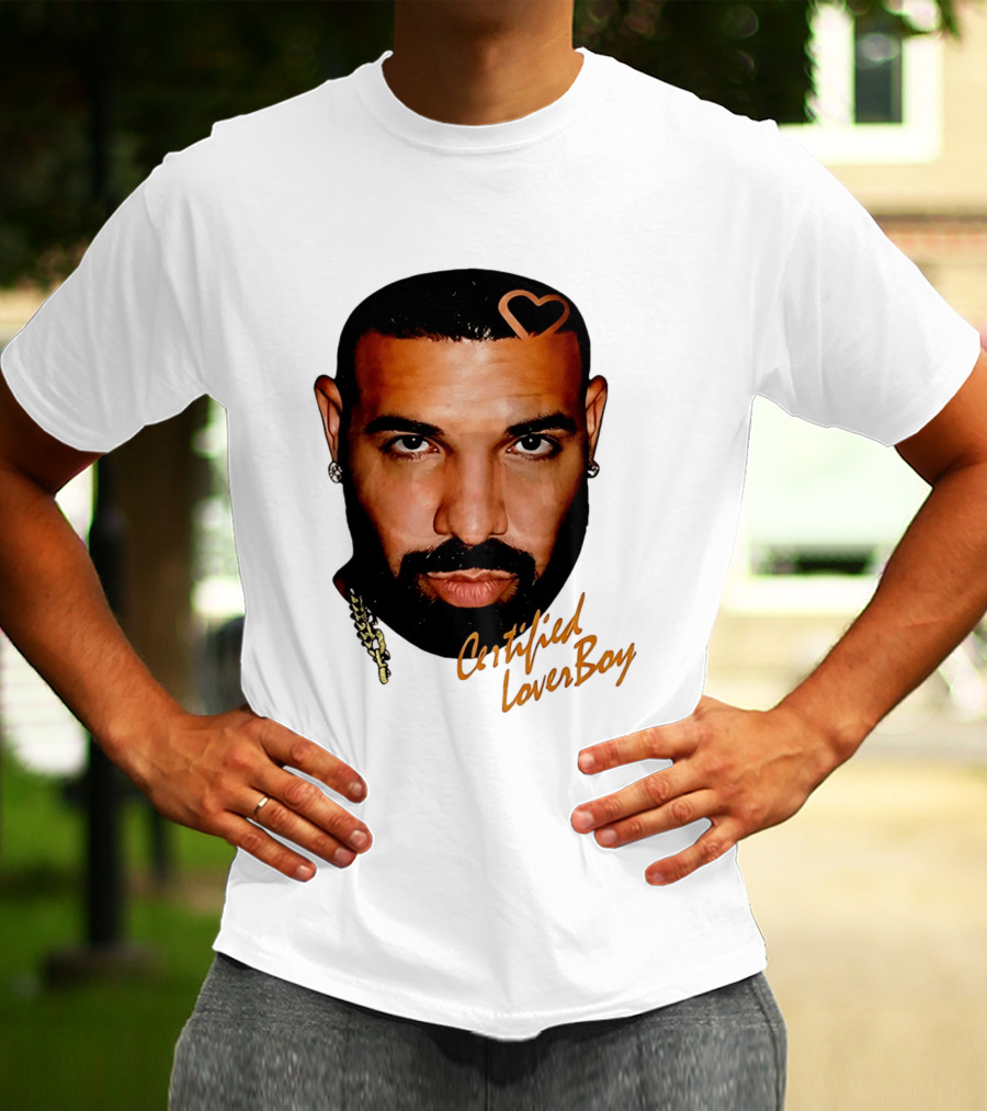 Drake Certified Lover Boy Heart Hair T-Shirt