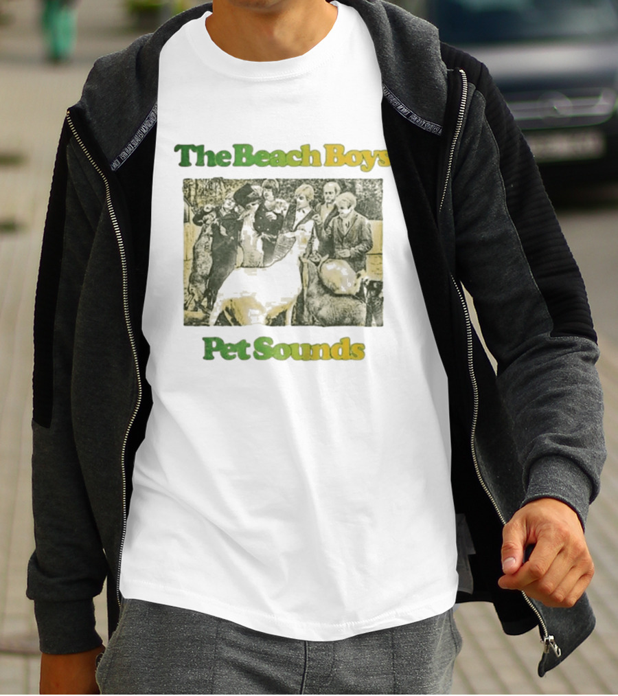 The Beach Boys Pet Sounds Album Cover Art With Animals T-Shirt
